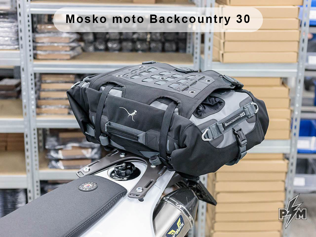 Perun moto Extension plate for Husqvarna 701 Luggage rack Gen2 - Mosko moto Backcountry 30