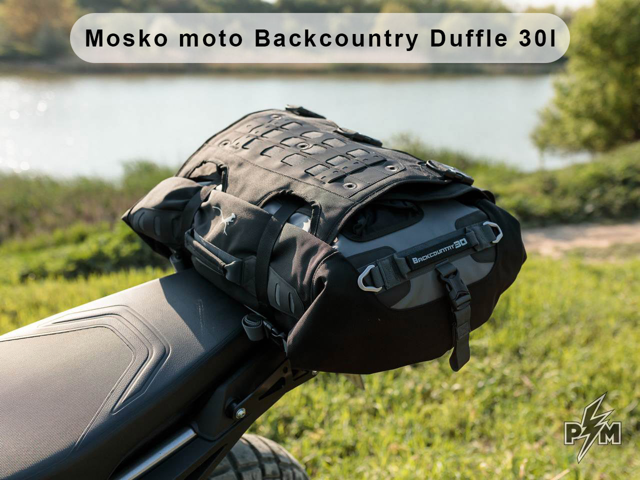 Perunmoto_Aprilia_Tuareg_Top_luggage_rack-Mosko Backountry 30