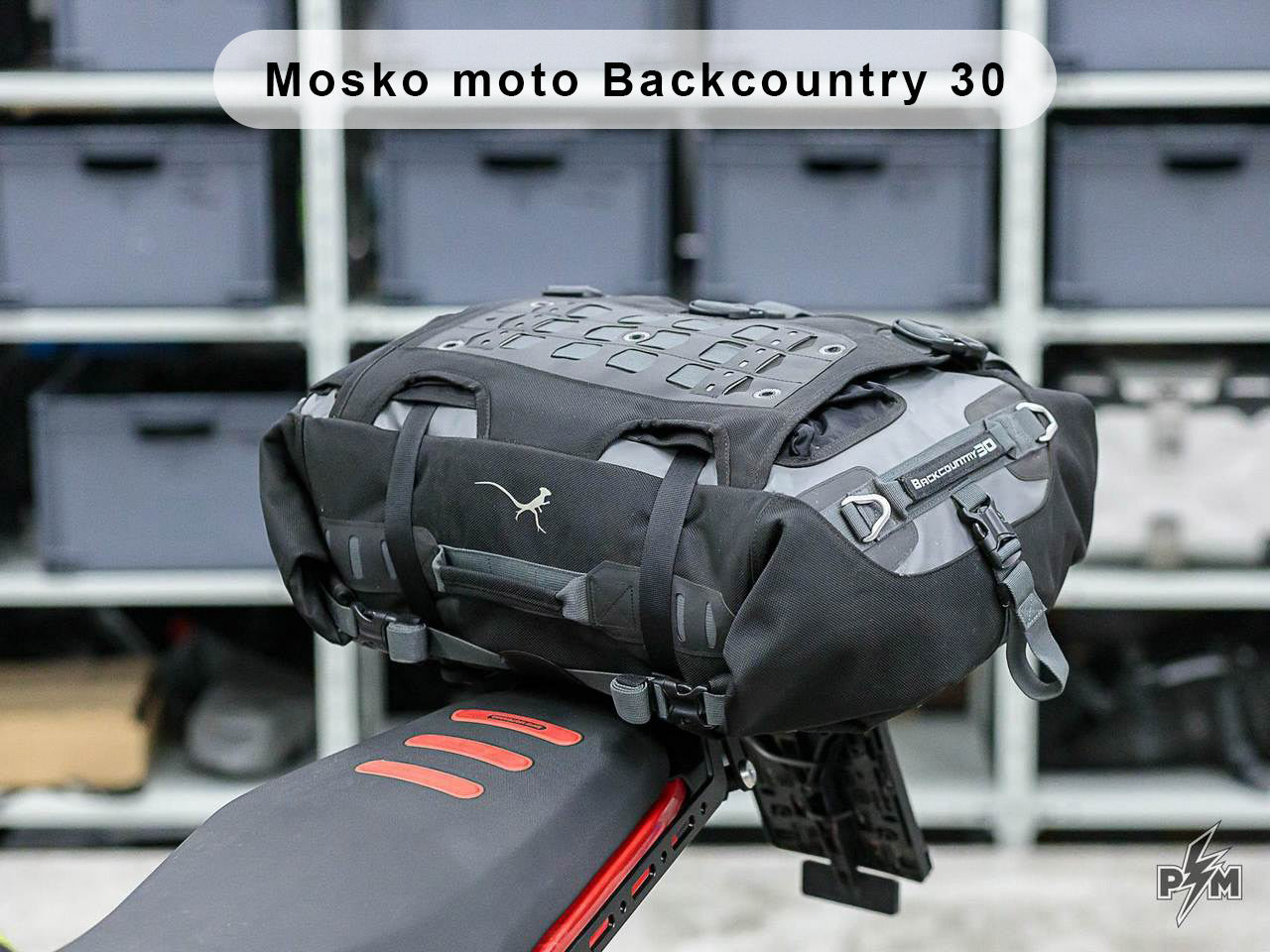 Perun moto BMW F900GS Top luggage rack - Mosko moto Backcountry