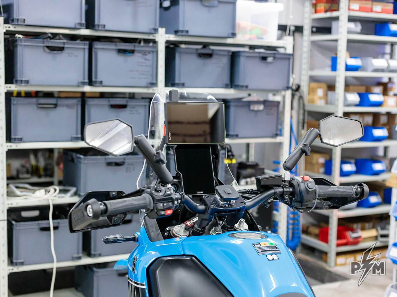 Perun moto 12mm bar GPS / Tablet holder mount AMPS Garmin Tread - 2