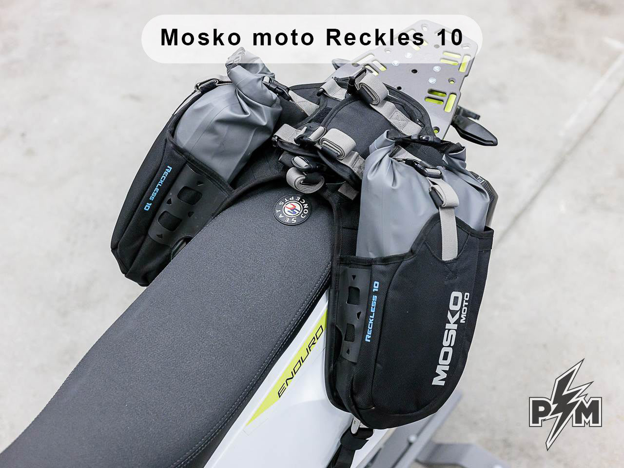 Perun moto Husqvarna 701 Enduro Supermoto Luggage rack GEN2 - Mosko moto Reckless 10