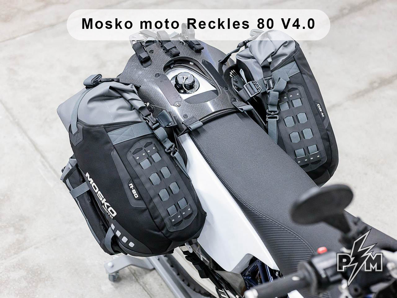 Perun moto Husqvarna 701 Enduro Supermoto Luggage rack GEN2 - Mosko moto Reckless 80