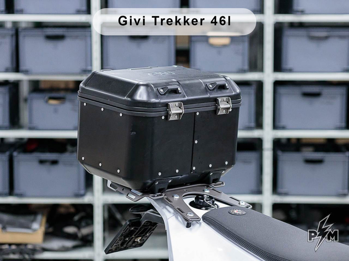 Perun moto Extension plate for Husqvarna 701 Luggage rack Gen2 - Givi Trekker 46 top case