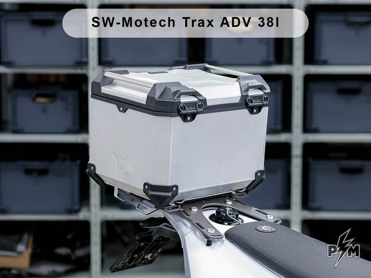 Perun moto Extension plate for Husqvarna 701 Luggage rack Gen2 - SW-Motech Trax 38 top case