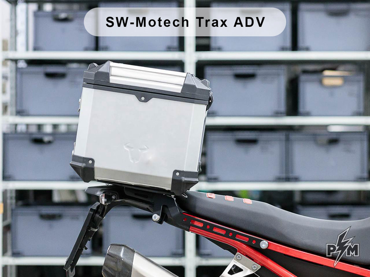 Perun moto BMW F900GS Top luggage rack - SW Motech Trax Adv 38 Top case 2