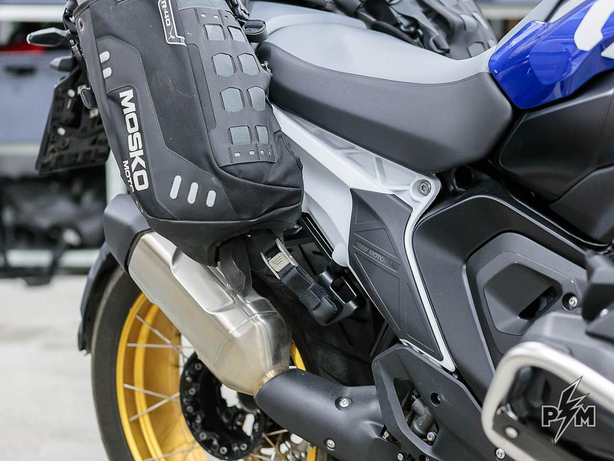 Perun moto EU BMW R1300GS Tie-down brackets - 7 - Mosko moto Rackless 40