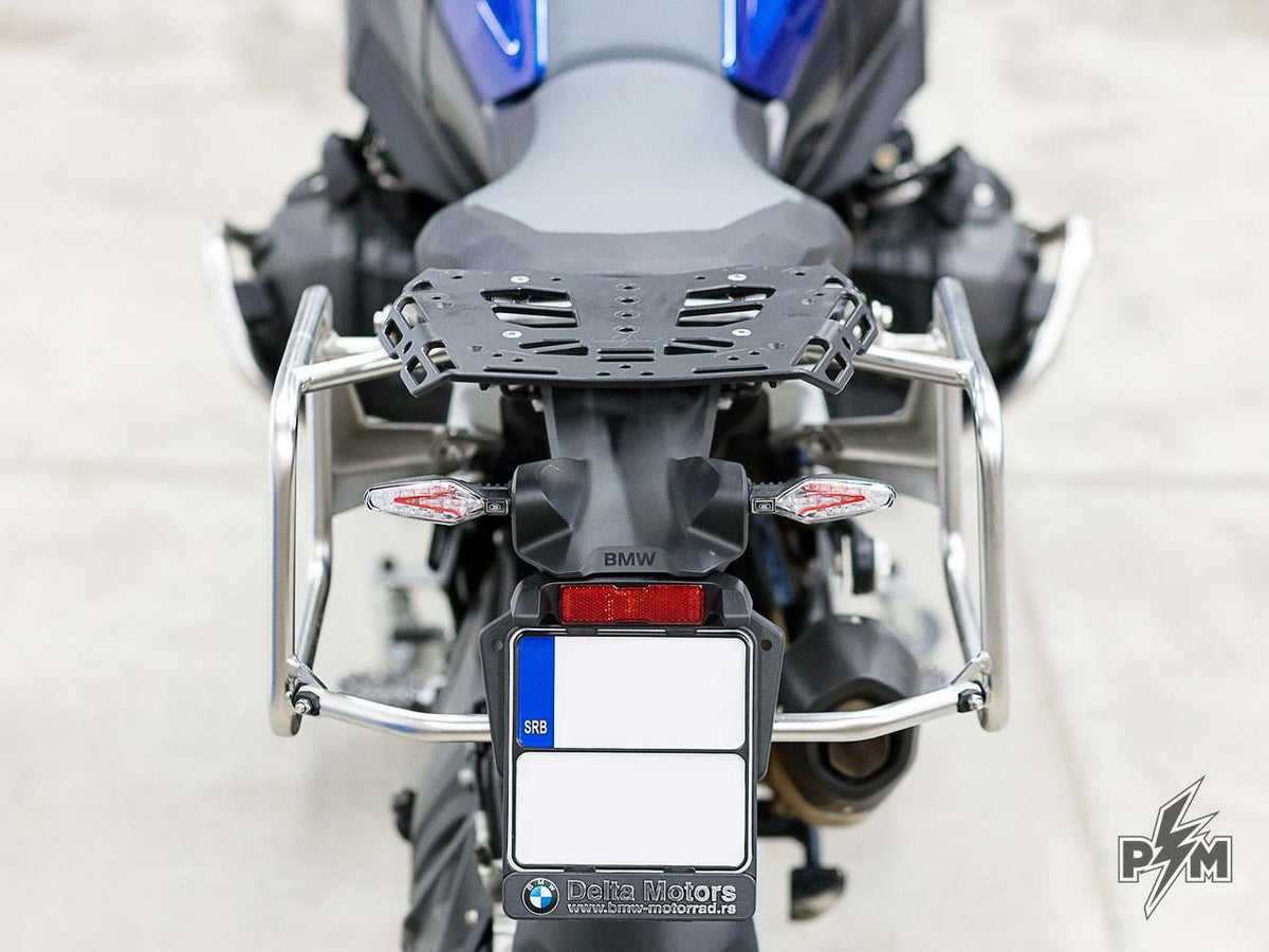 Perun moto BMW R1300GS Top luggage rack - Sport + Touratech pannier racks - integration kit - 1