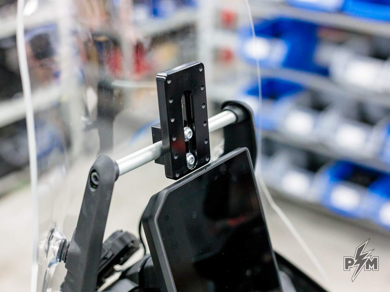 Perun moto 12mm bar GPS / Tablet holder mount AMPS  - 1