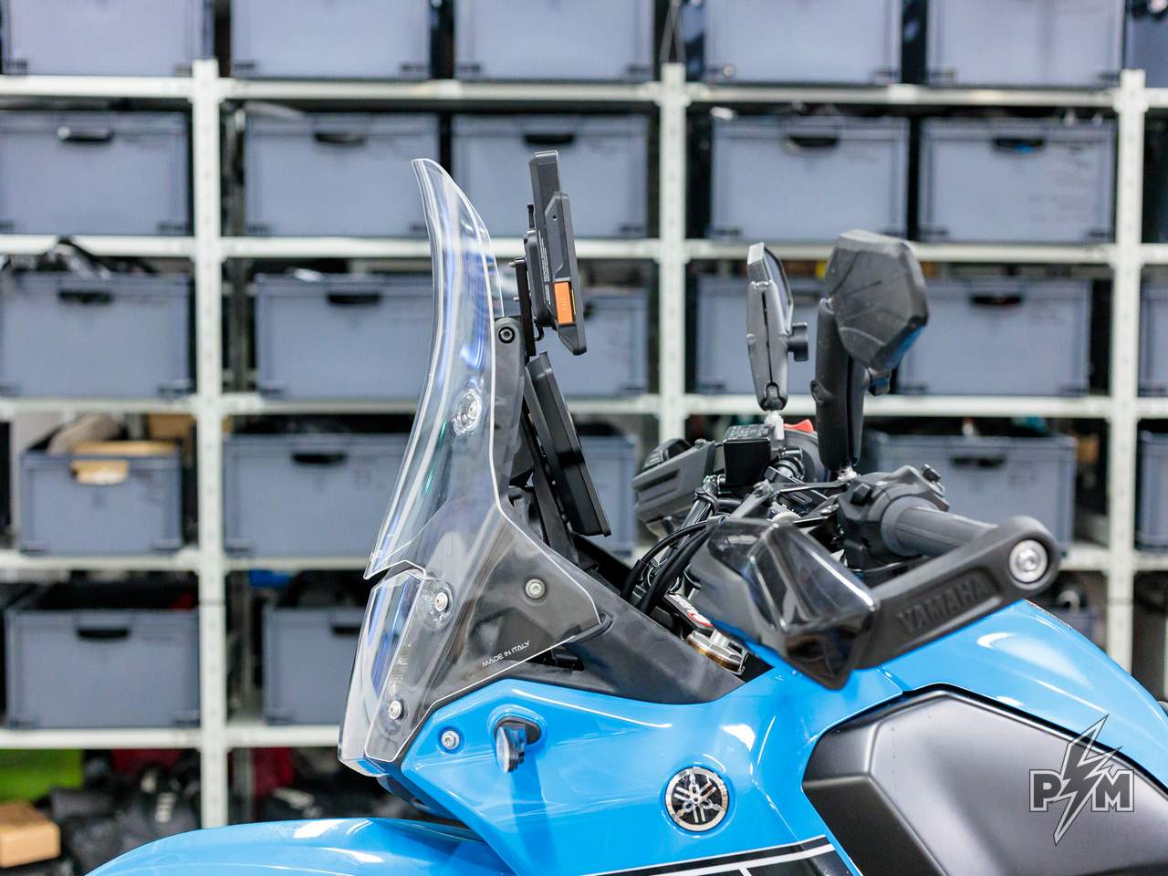 Perun moto 12mm bar GPS / Tablet holder mount AMPS Garmin Tread - 3