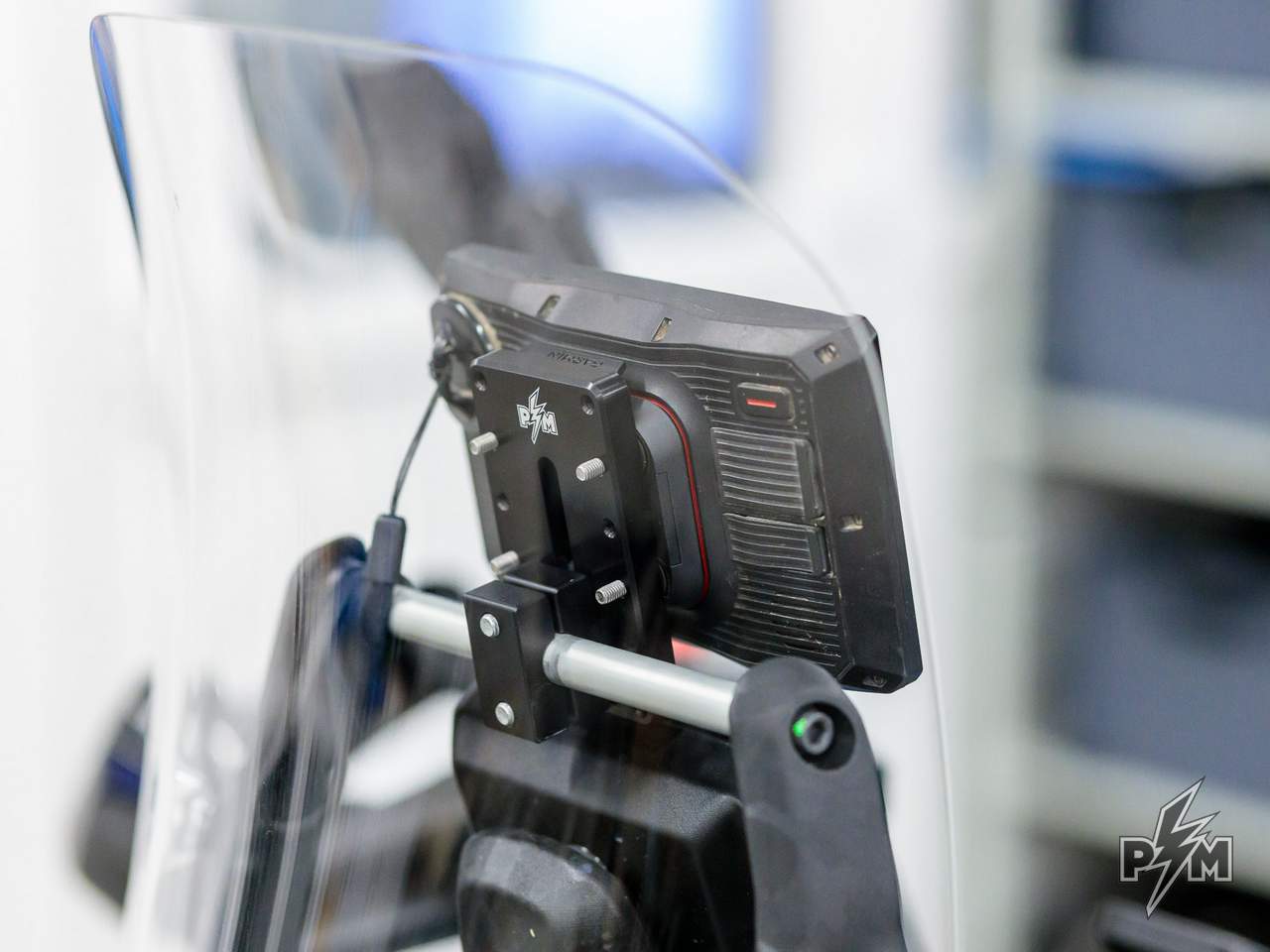 Perun moto 12mm bar GPS / Tablet holder mount AMPS Garmin Zumo XT - 3