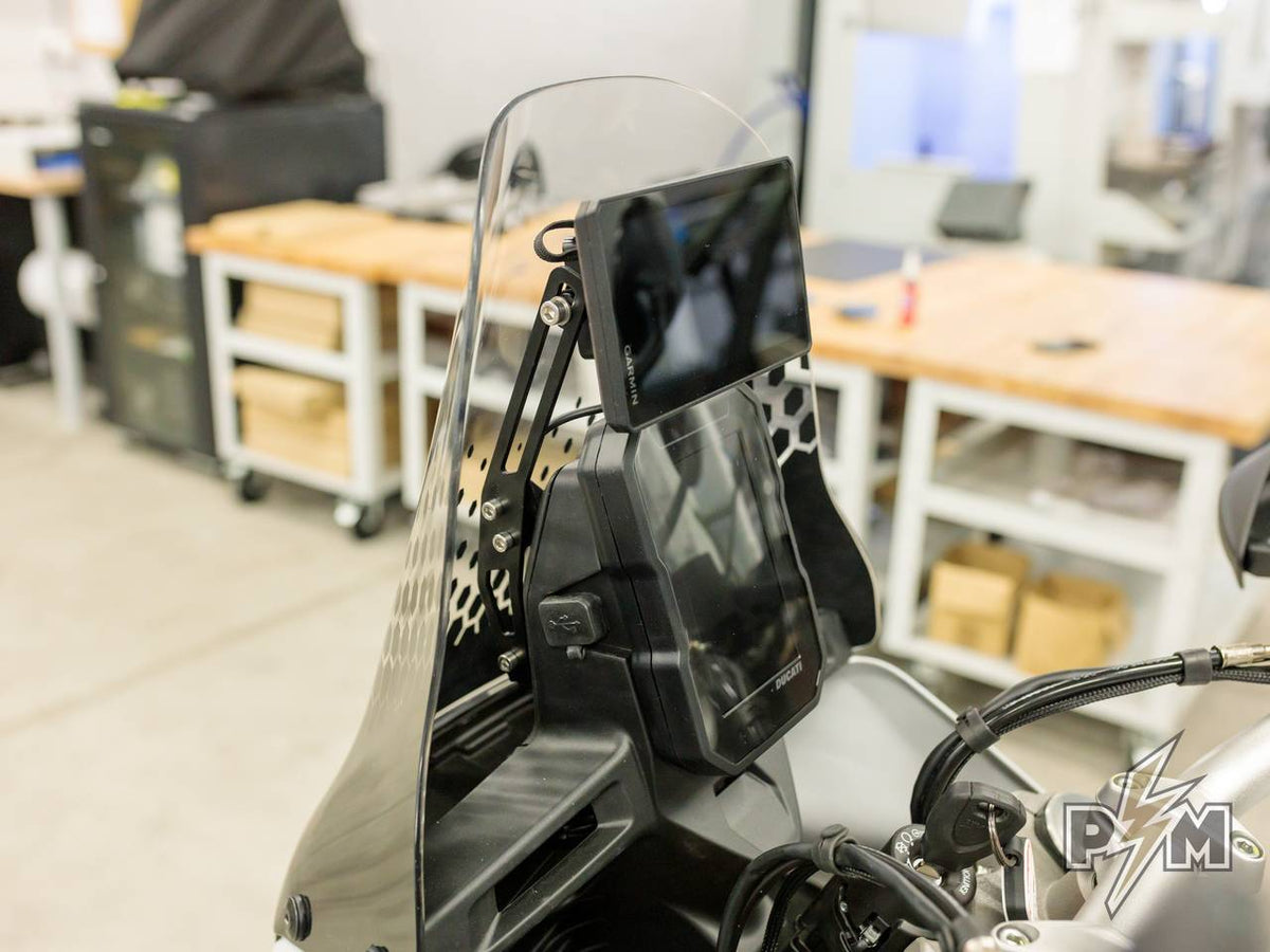 Ducati DesertX GPS mount Perun moto Zumo XT - 2